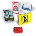 Custom Food & Drink - Recyclable Advertising Mint Box - Filled with Red Hots