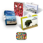 Customized Food & Drink - Recyclable Advertising Gum Box - Filled with Chicklet Gum