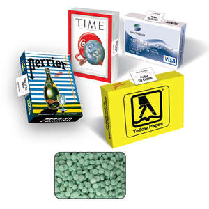 Custom Promotional Recyclable Advertising Mint Box - Filled with Spearmints
