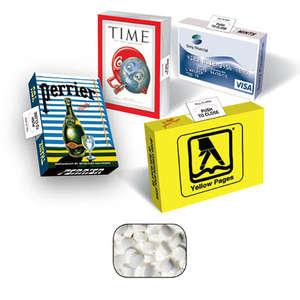 Custom Promotional Recyclable Advertising Mint Box - Filled with Sugar Free Mints