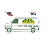 Personalized Transportation Magnets - Van Shaped Magnet