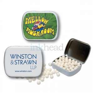 Small Hinged Tin - Filled with Signature Peppermints