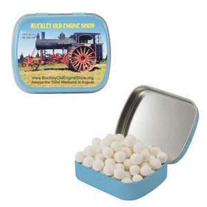 Small Hinged Tin - Filled with Chicklet Gum