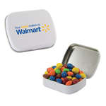 Business Food & Drink - Small Hinged Tin - Filled with Chocolate Littles