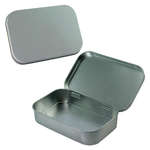 Logo Food & Drink - Large Hinged Tin - Empty
