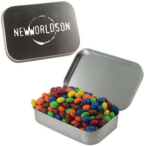 Large Hinged Tin - Filled with Chocolate Littles
