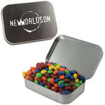 Imprinted Food & Drink - Large Hinged Tin - Filled with Chocolate Littles