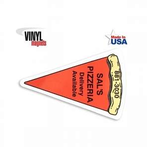 Custom Promotional Pizza Shaped Magnet