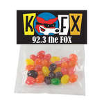 Promotional Jelly Beans - Small Plastic Bag with Header Card - Filled with Jelly Beans