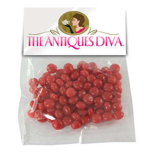 Custom Promotional Large Plastic Bag with Header Card - Filled with Red Hots