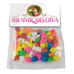 Promotional Gum - Large Plastic Bag with Header Card - Filled with Chicklet Gum