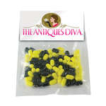 Custom Chocolate - Large Plastic Bag with Header Card - Filled with Corporate Colored Chocolates