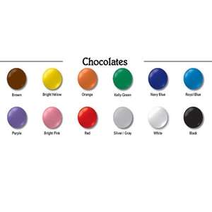 Small Gourmet Plastic Tube - Filled with Corporate Color Chocolates 