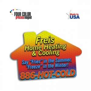 Custom Promotional Four Color Process House Magnet