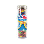 Customized Food & Drink - Large Gourmet Plastic Tube - Filled with Chocolate Littles