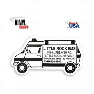 Custom Promotional Ambulance Shaped Magnet
