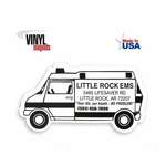 Business Transportation Magnets - Ambulance Shaped Magnet