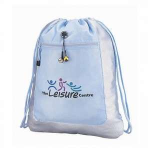 Techno Bright Drawstring Bag