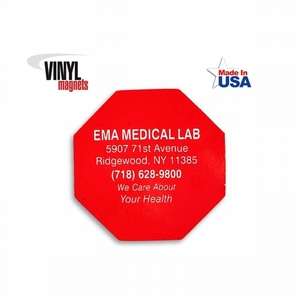 Custom Promotional Stop Sign Shaped Magnet
