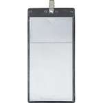 Promotional Lanyards, Badges & Bracelets - Double-Insertion Vertical Vinyl Pouch with Bulldog Clip