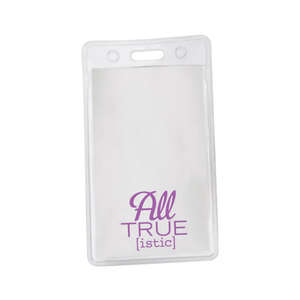 Custom Promotional Vertical Vinyl Pouch