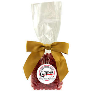 Custom Promotional Mug Stuffer Gift Bag - Filled with Red Hots