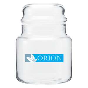Custom Promotional Apothecary Glass Jar - 16 oz