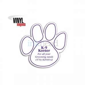 Stock Shaped Magnets - Dog Paw