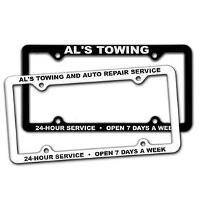Custom Promotional Thin Panel License Plate Frames