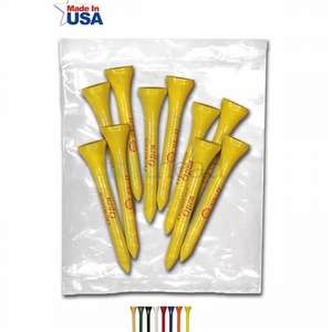 Custom Promotional Golf Tee Pack of 10 - 2-1/8"