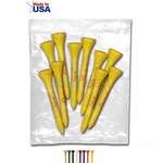 Logo Golf Tees - Golf Tee Pack of 10 - 2-1/8"