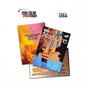 Custom Promotional Four Color Process Large Rectangle Magnet - 3-1/2" x 5-1/4"