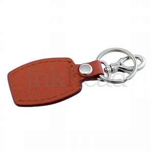 Brushed Plate Key Ring