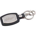 Customized Metal Keychains - Brushed Plate Key Ring