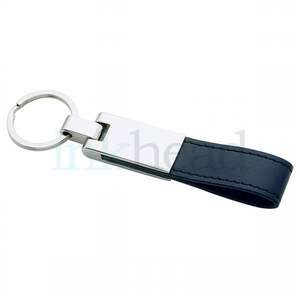 Leather / Silver Key Ring
