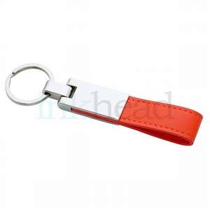 Leather / Silver Key Ring