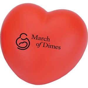 Custom Promotional Heart Stress Reliever