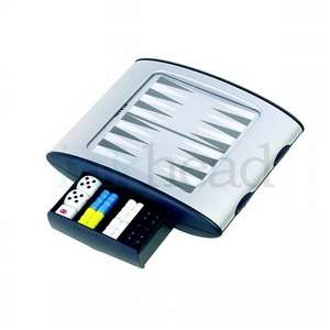 Magnetic 7-In-1 Travel Game Set - Silver 