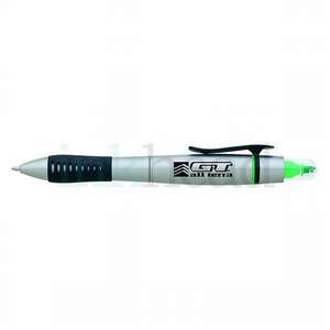 Dual-Tip Grip Pen-Highlighter