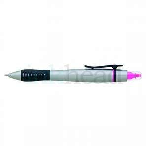 Dual-Tip Grip Pen-Highlighter