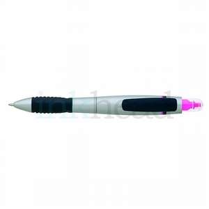 Dual-Tip Grip Pen-Highlighter