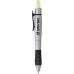 Promotional Twist Pens - Dual-Tip Grip Pen-Highlighter