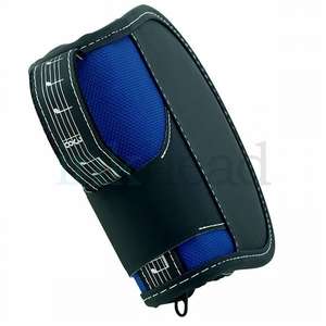 Leatherette CD Holder - Blue 