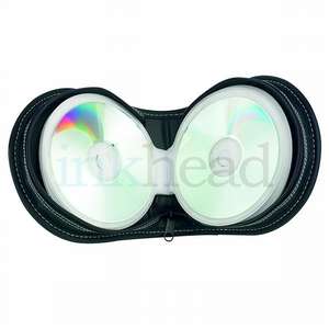 Leatherette CD Holder - Blue 