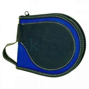 Leatherette CD Holder - Blue 