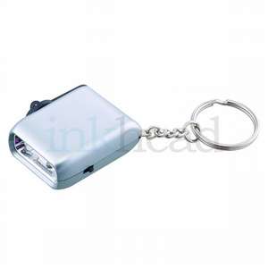 Mini Wind-Up Keychain Flashlight