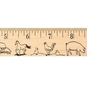 Farm Animals "U" Color Ruler 