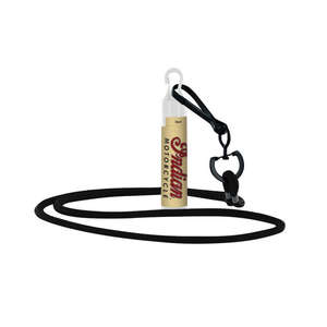 Custom Promotional Standard Lip Balm White Tube SPF 15 and Hook Cap with Lanyard