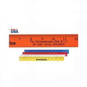 Custom Promotional Plastic Ruler - 12"
