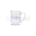 Imprinted Glass Coffee Mugs - 15.5 oz Corvino